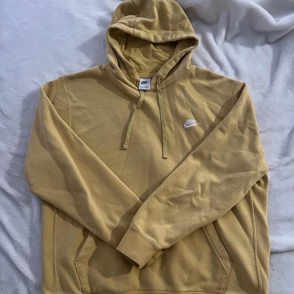 Nike Men's Yellow Hoodie